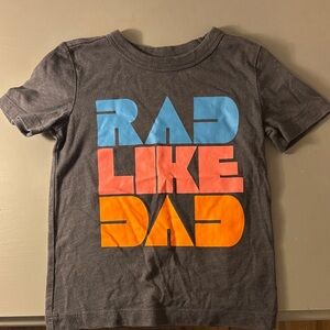 OshKosh B'gosh Charcoal Tee with Colorful Graphic